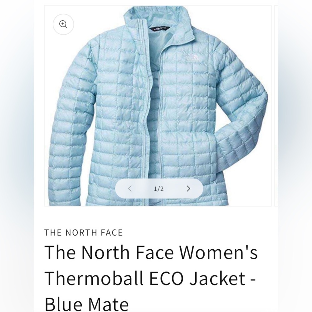 The North Face Women's Thermoball ECO Jacket -
Blue Mate M
